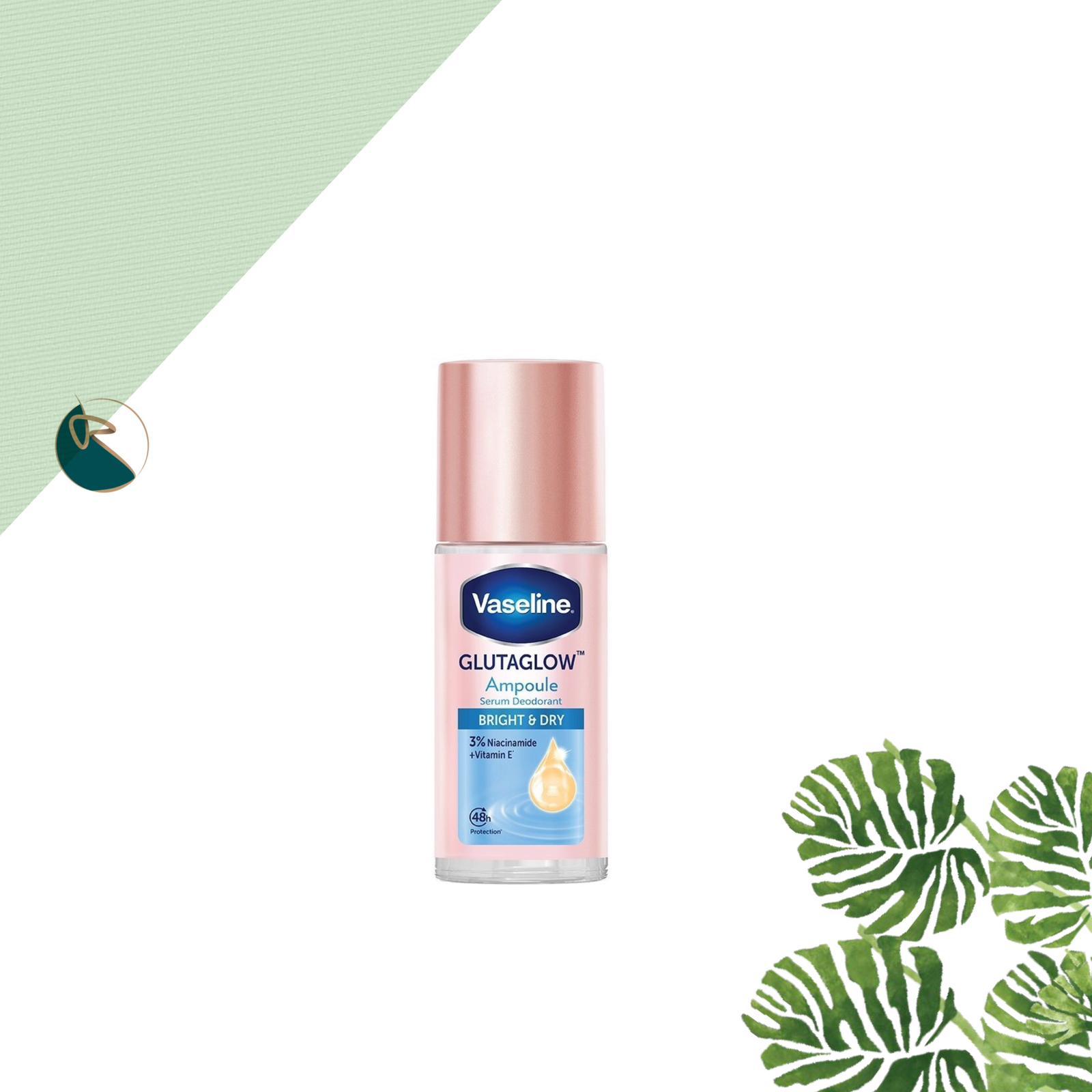 Vaseline GlutaGlow Ampoule Dry Serum Deodorant Bright &amp; Dry